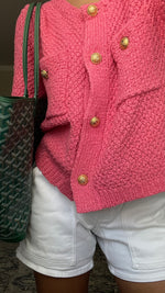 Odette Fuchsia Knit Jacket - FINAL SALE