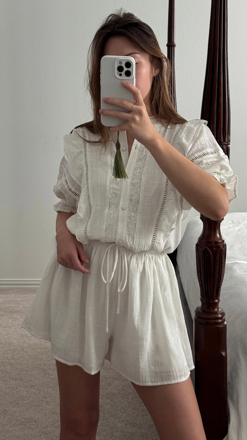 The Belle Époque Lace Romper – LLACIE