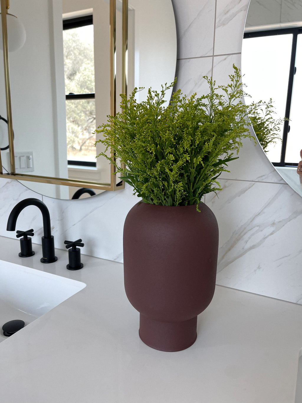 Textured Metal Vase - LLACIE