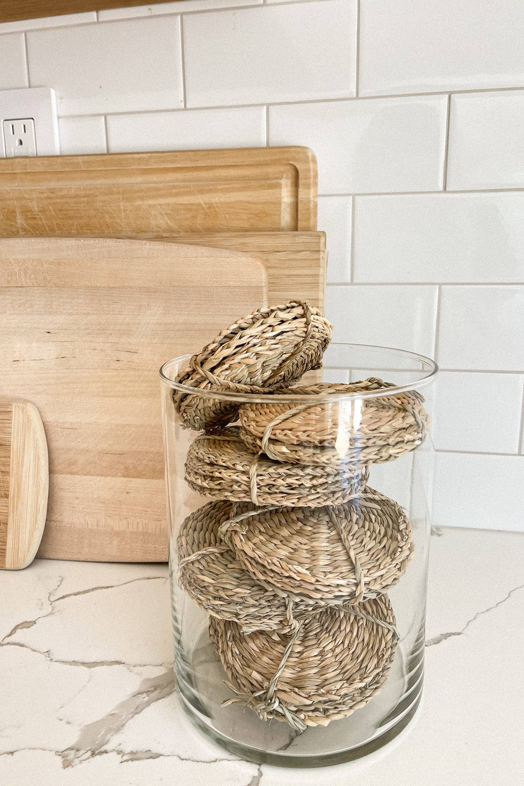 Round Seagrass Coasters - LLACIE