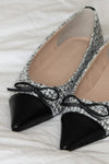Tweed Black Ballet Flats- FINAL SALE