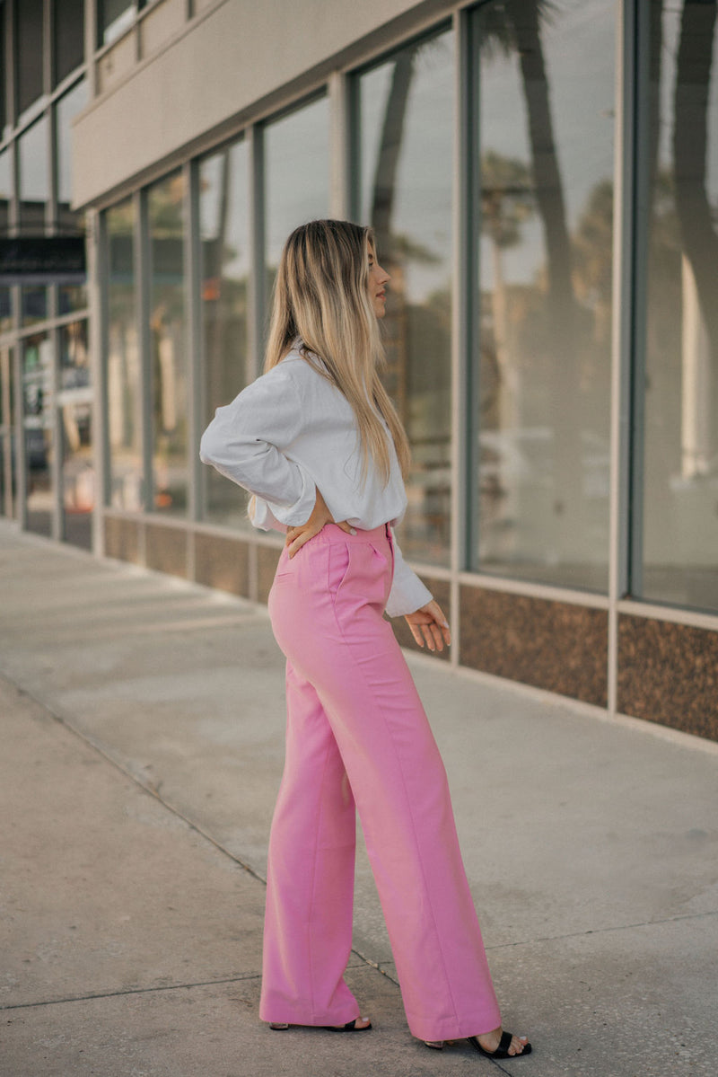 Pink Flare Pants  Flared pants outfit, Pinterest outfits