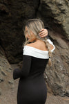 Audrey Off The Shoulder Maxi Dress