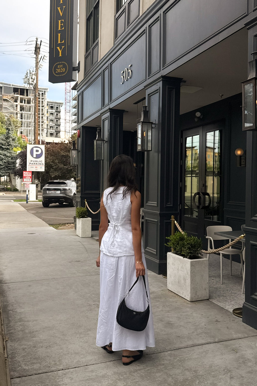 Layne Poplin Maxi Skirt