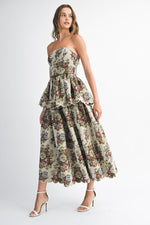 Daisy Tiered Scallop Dress