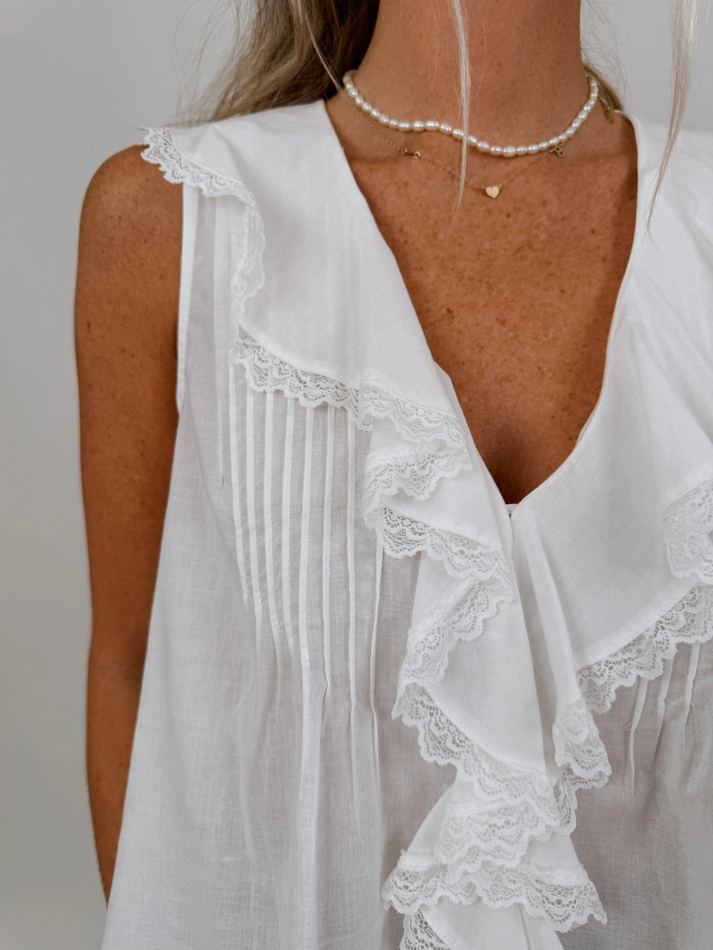Hilda Ruffle Top