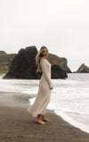 Emery Taupe Rib Maxi Dress