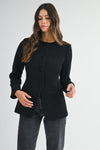 Structured Wool Blend Jacket