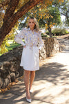 Dahlia White Floral Dress