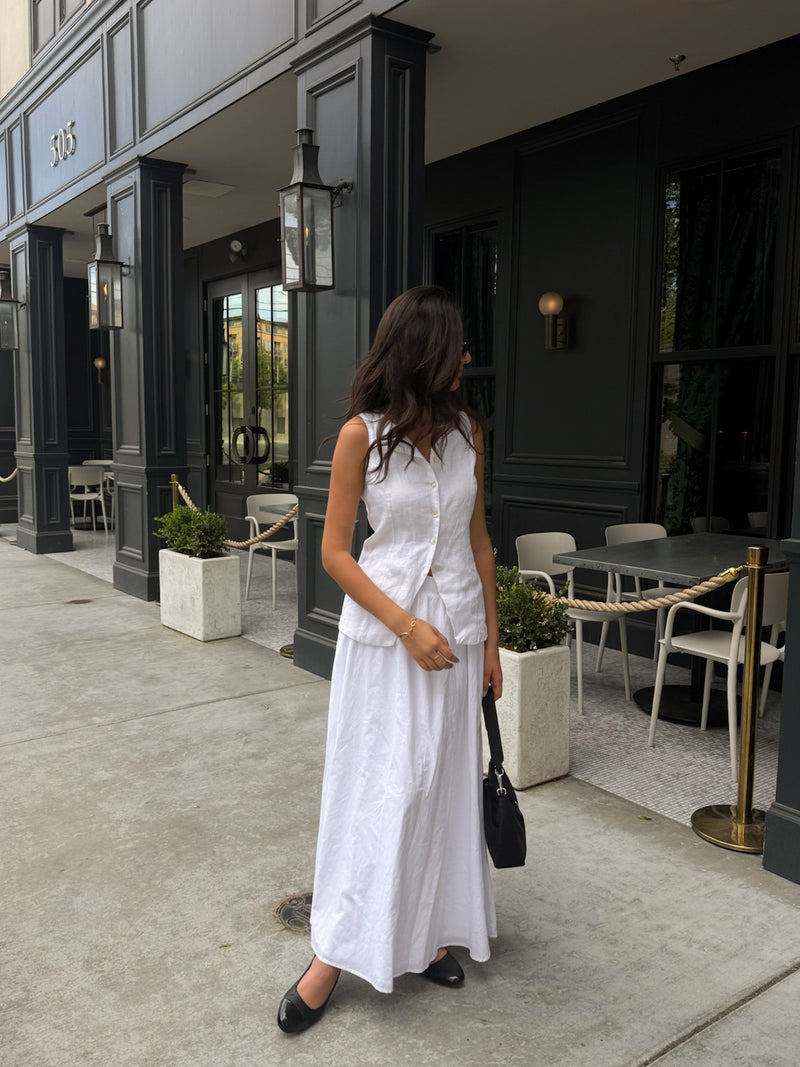 Layne Poplin Maxi Skirt