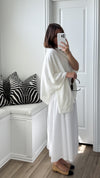 Sammy Smocked Waist Poplin Skirt