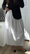 Sammy Smocked Waist Poplin Skirt