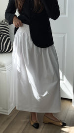 Sammy Smocked Waist Poplin Skirt