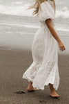 Moulin White Lace Dress