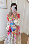 Sheryl Floral Midi Dress