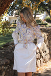 Dahlia White Floral Dress