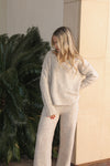 Zoey Shearling Lounge Pullover and Pant Set