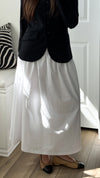 Sammy Smocked Waist Poplin Skirt