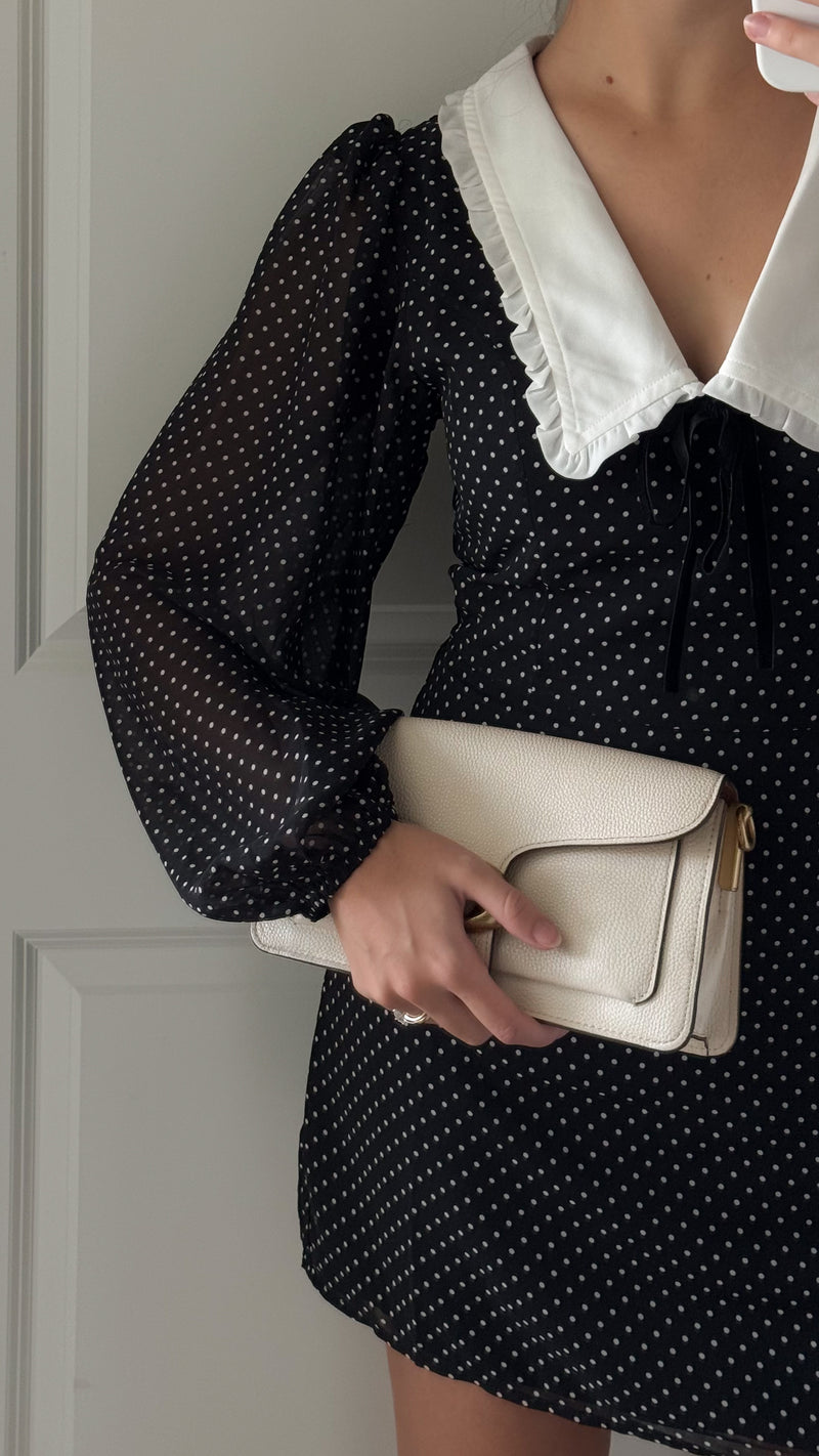 Edalene Mini Polka Dot Dress