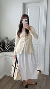 Sammy Smocked Waist Poplin Skirt