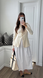 Sammy Smocked Waist Poplin Skirt