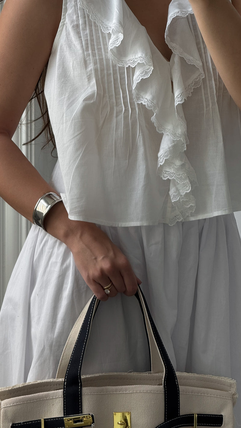 Hilda Ruffle Top