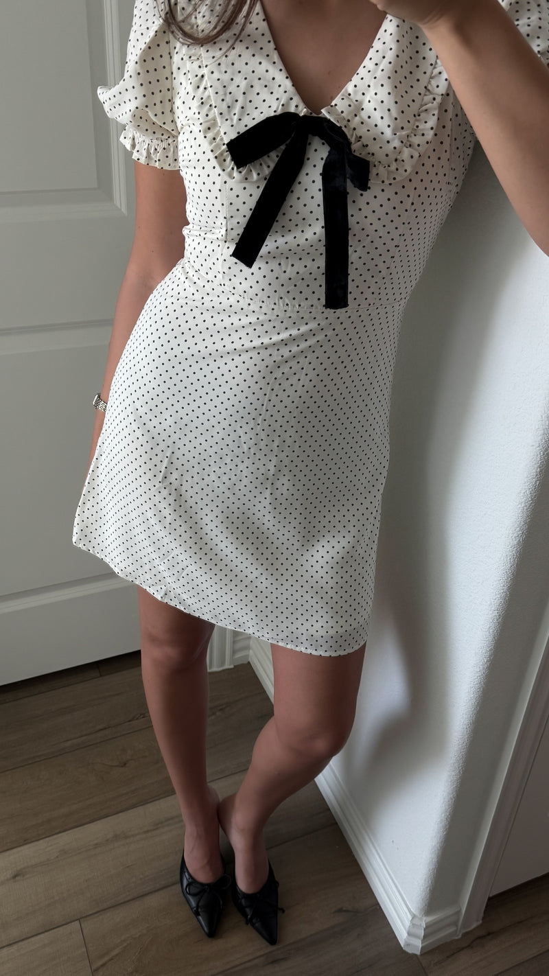 Kaylia Mini Polka Dot Dress