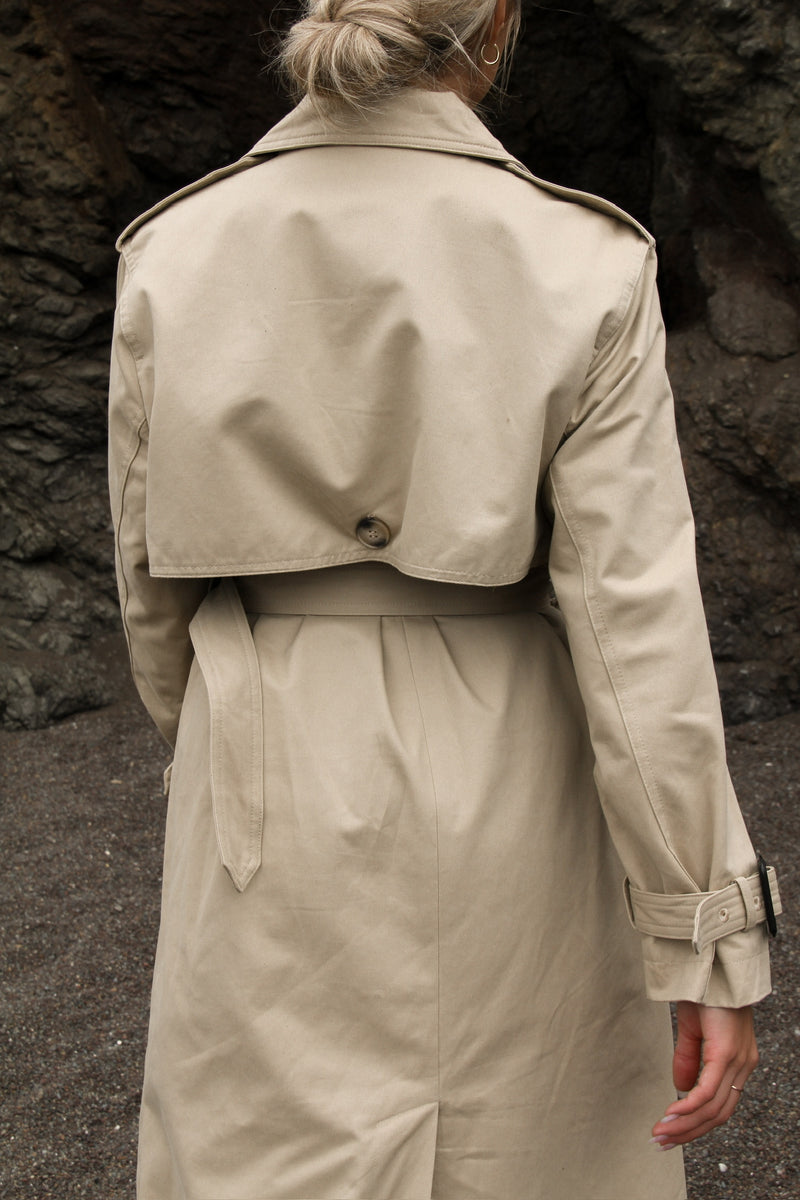 Cassity Tan Trench Coat