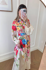 Sheryl Floral Midi Dress