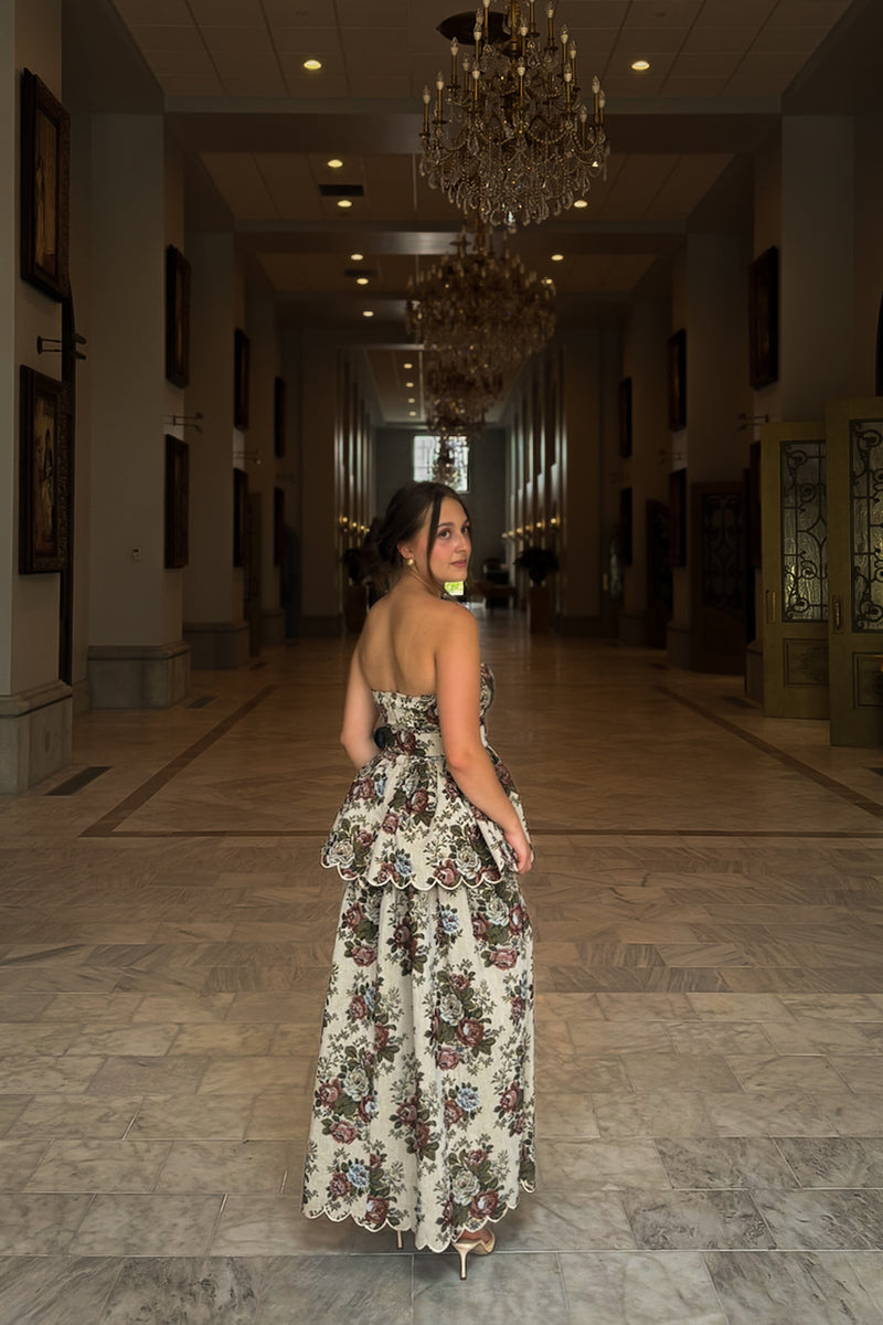 Daisy Tiered Scallop Dress
