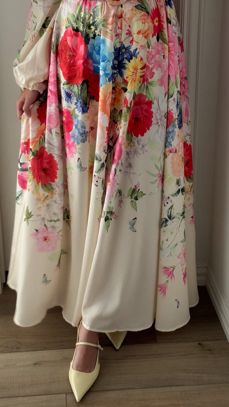 Sheryl Floral Midi Dress