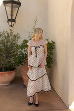 Melissa Midi Polka Dot Dress