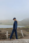 Claire Navy Knit Set