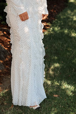 Kate Frill White Maxi Dress