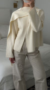Off-White Asymmetrical Knit Sweater