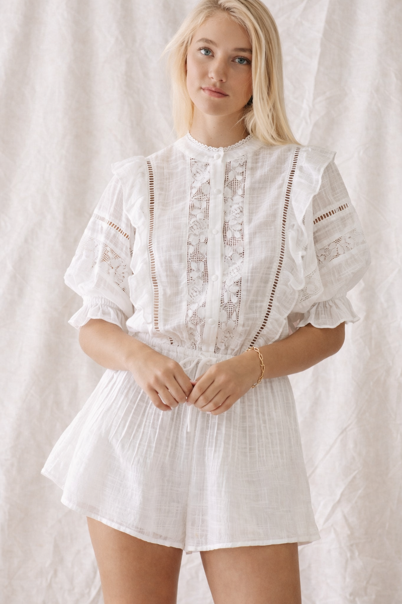The Belle Époque Lace Romper – LLACIE