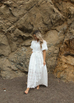 Moulin White Lace Dress