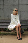 Estey Knit White Cardigan