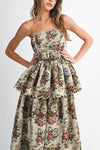 Daisy Tiered Scallop Dress