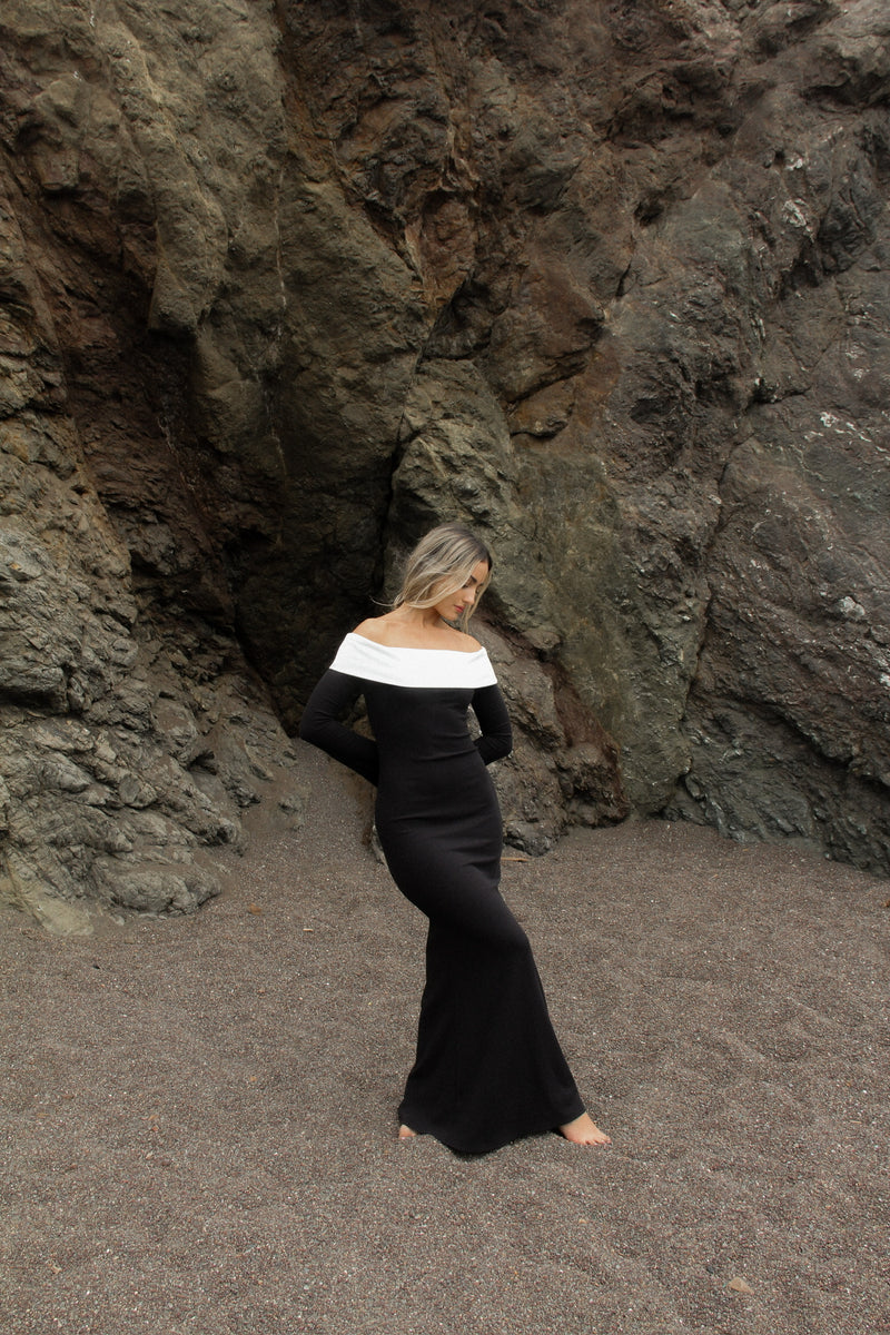 Audrey Off The Shoulder Maxi Dress