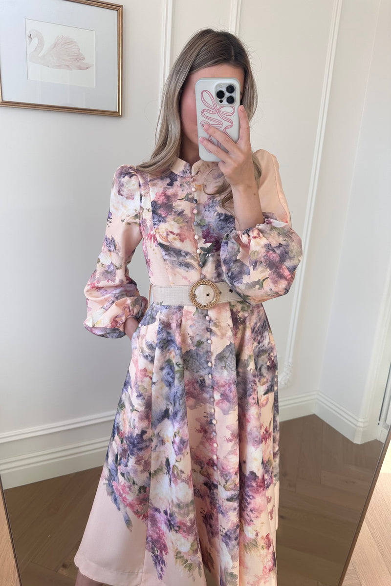 Elenor Hydrangea Dress