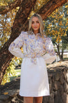 Dahlia White Floral Dress