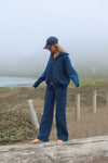Claire Navy Knit Set