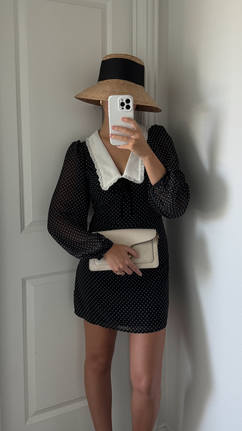 Edalene Mini Polka Dot Dress