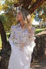 Dahlia White Floral Dress