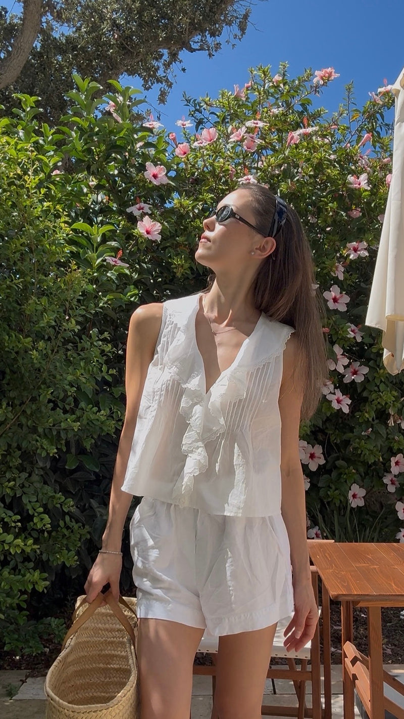 Hilda Ruffle Top