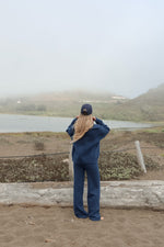 Claire Navy Knit Set