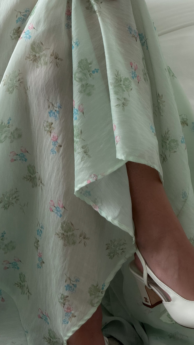 Balmy Sage Midi Dress