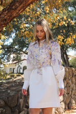 Dahlia White Floral Dress