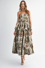 Daisy Tiered Scallop Dress
